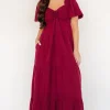 Raya Maxi Dress | Berry