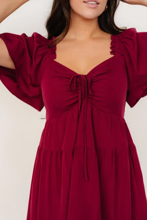 Raya Maxi Dress | Berry