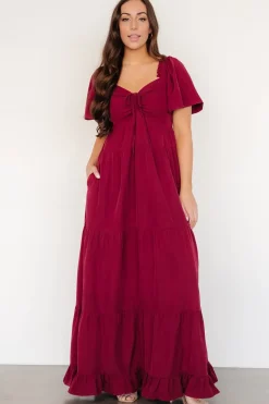Raya Maxi Dress | Berry
