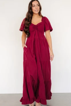Raya Maxi Dress | Berry