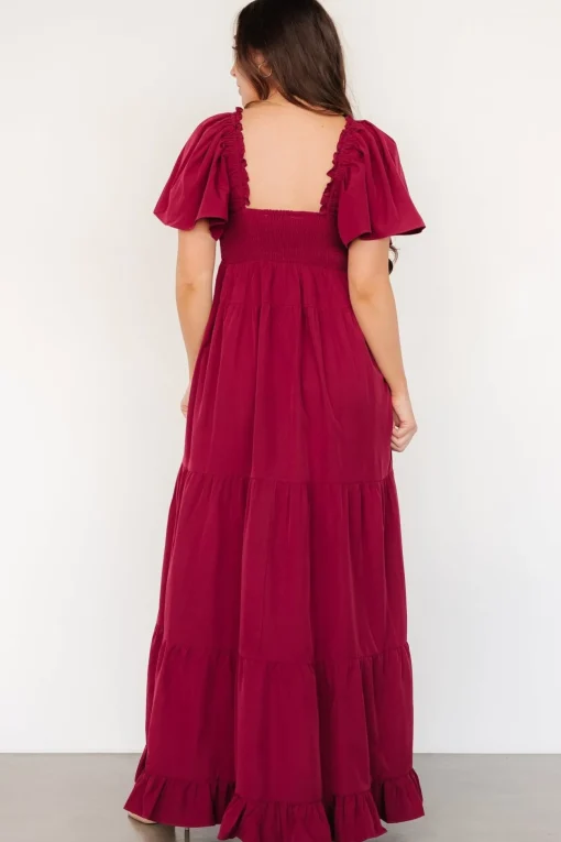 Raya Maxi Dress | Berry