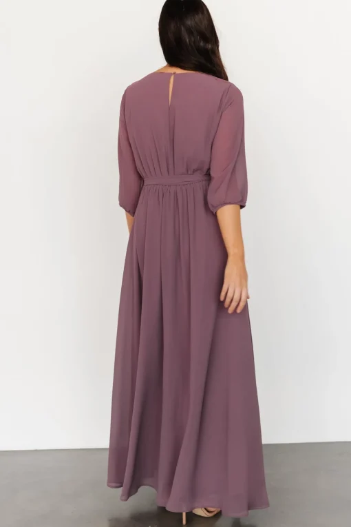 Rebecca Maxi Dress | Vintage Plum