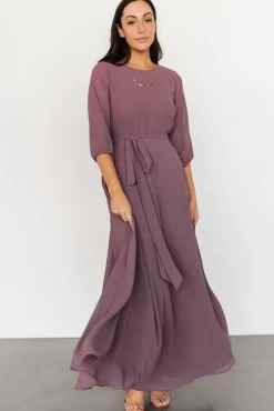Rebecca Maxi Dress | Vintage Plum