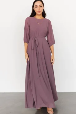 Rebecca Maxi Dress | Vintage Plum