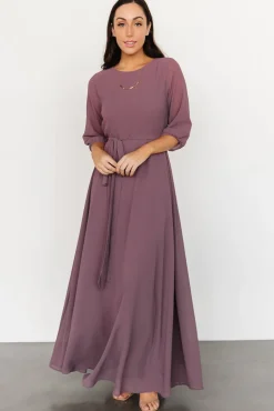 Rebecca Maxi Dress | Vintage Plum