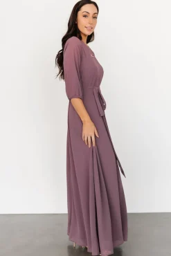 Rebecca Maxi Dress | Vintage Plum