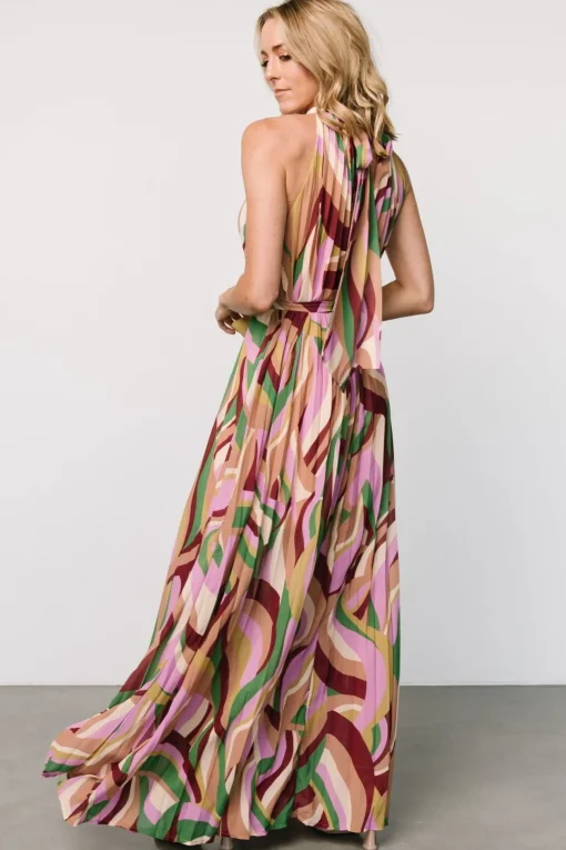 Rita Maxi Dress | Green Multi Print