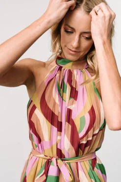 Rita Maxi Dress | Green Multi Print