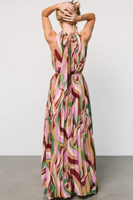 Rita Maxi Dress | Green Multi Print