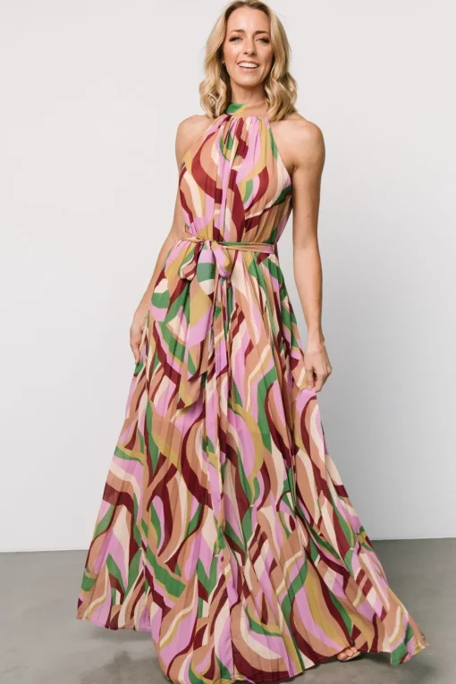 Rita Maxi Dress | Green Multi Print