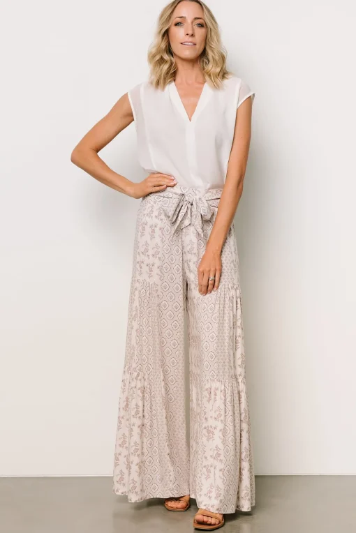San Sebastian Pants | Tan Multi