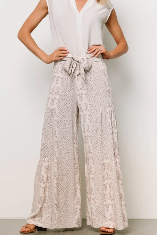San Sebastian Pants | Tan Multi