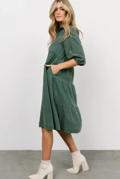 Sari Babydoll Dress | Green