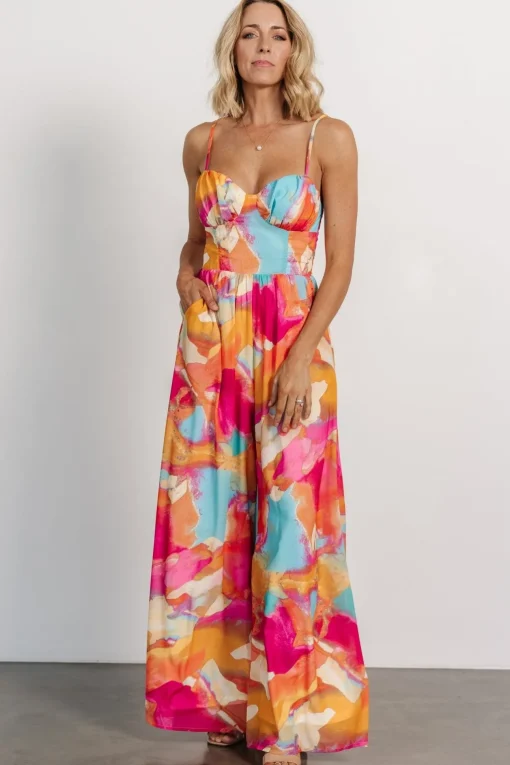 Shea Jumpsuit | Multi Print