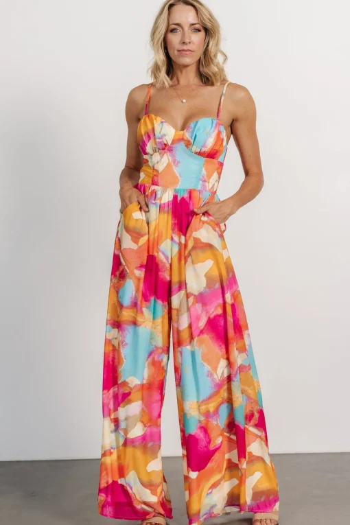 Shea Jumpsuit | Multi Print