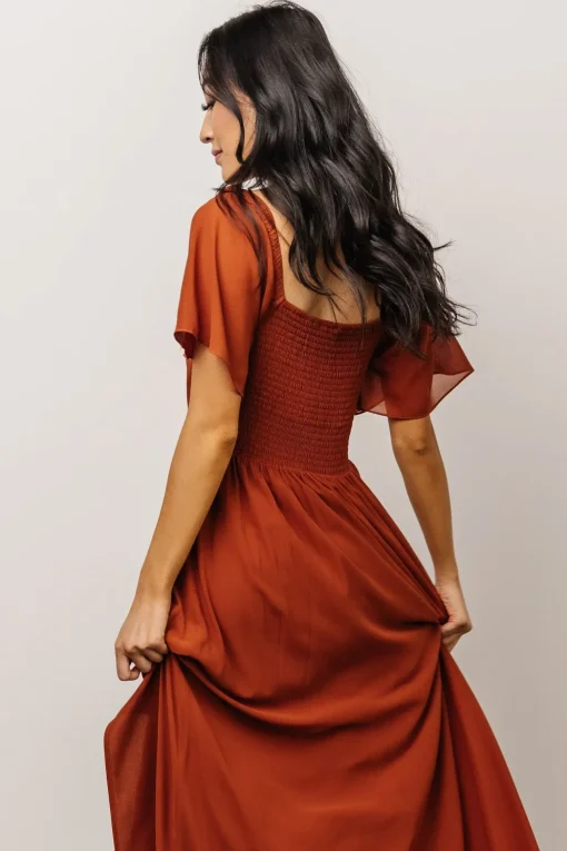 Sierra Sweetheart Maxi Dress | Spice