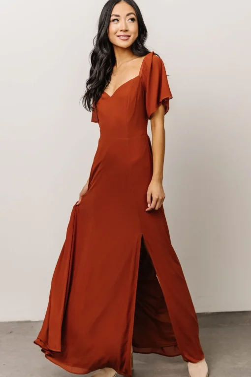 Sierra Sweetheart Maxi Dress | Spice