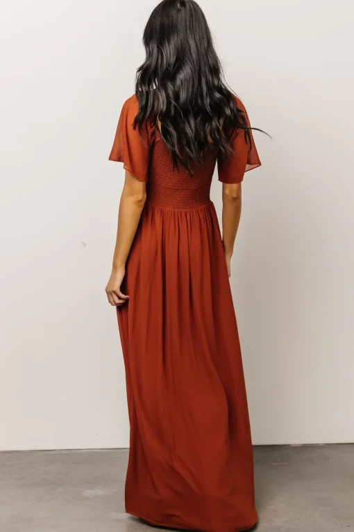 Sierra Sweetheart Maxi Dress | Spice