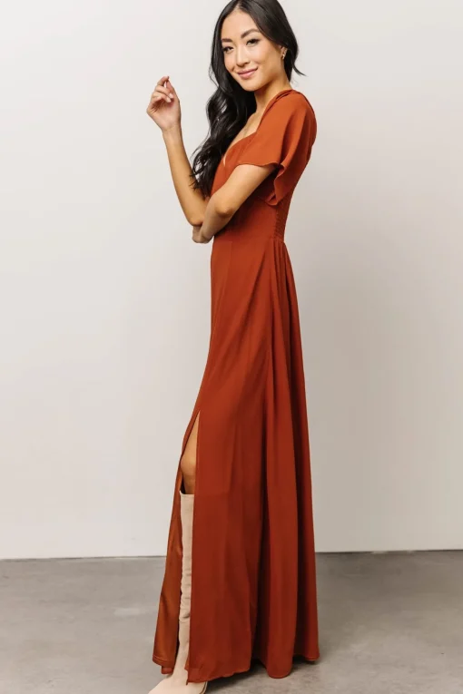 Sierra Sweetheart Maxi Dress | Spice