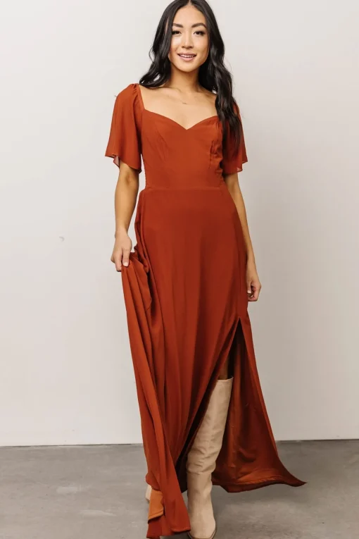 Sierra Sweetheart Maxi Dress | Spice