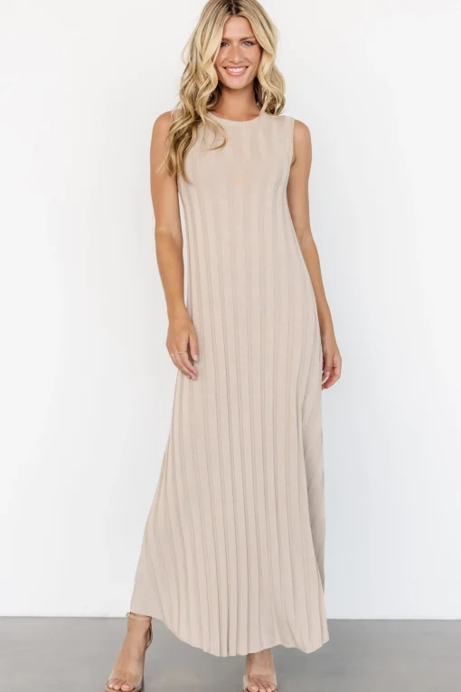 Skylar Tank Maxi Dress | Taupe