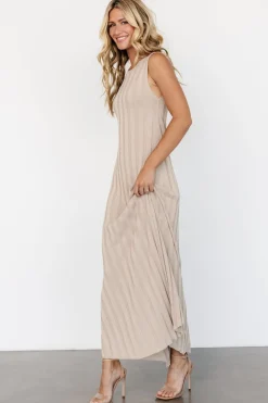 Skylar Tank Maxi Dress | Taupe