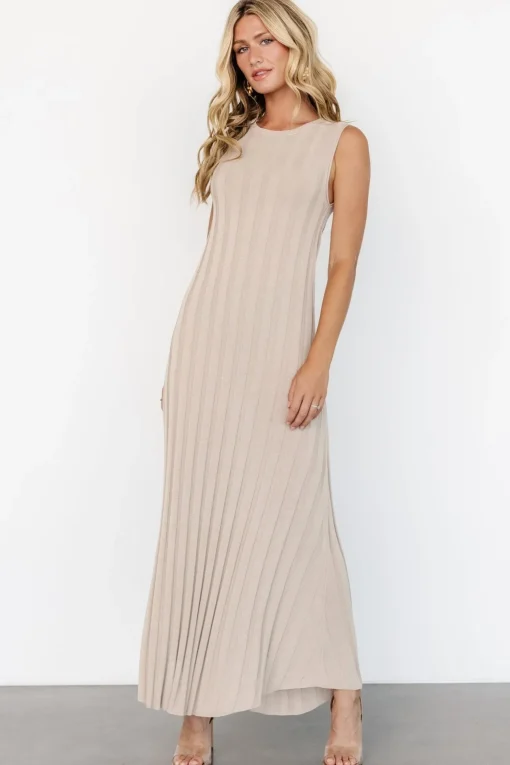 Skylar Tank Maxi Dress | Taupe
