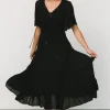 Spell Boho Midi Dress | Black