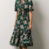 Spell Boho Midi Dress | Topaz + Blush Floral
