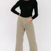 Spence Denim Pants | Olive