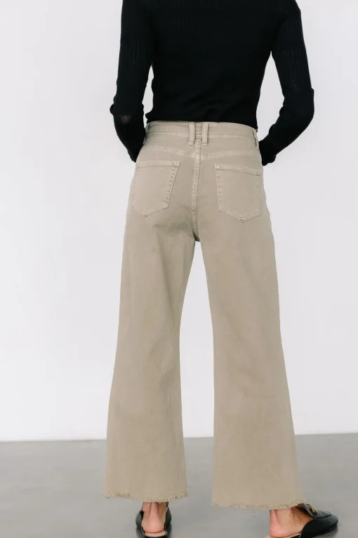 Spence Denim Pants | Olive