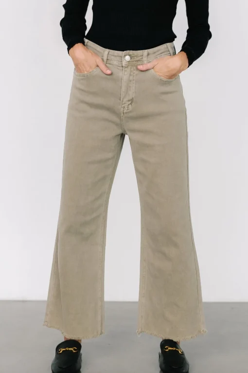 Spence Denim Pants | Olive