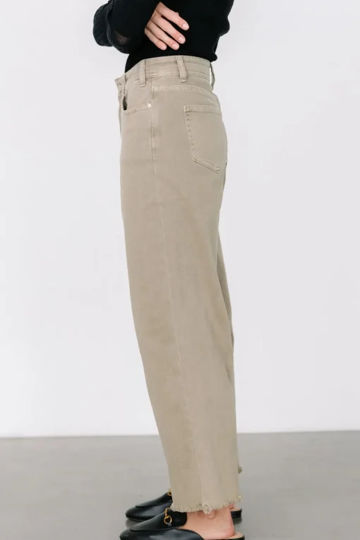 Spence Denim Pants | Olive