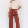 Spence Denim Pants | Terracotta