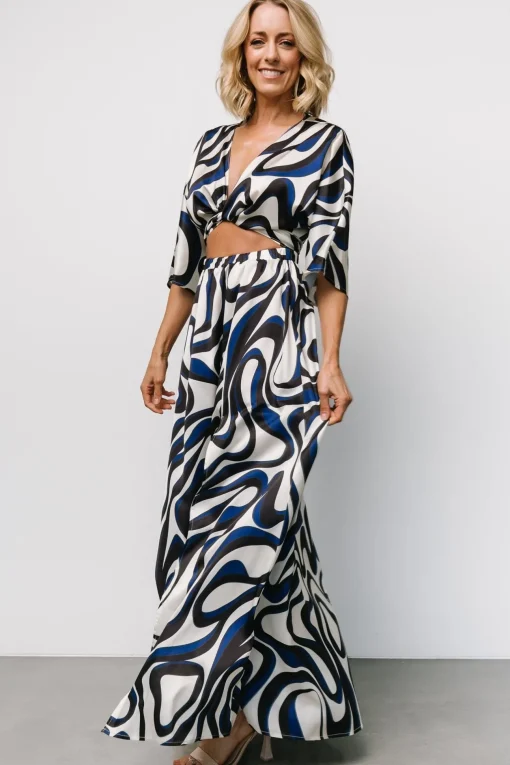 Stella Maxi Dress | Ivory Multi Print