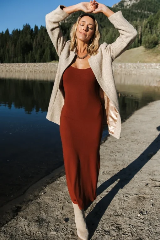 Stratford Open Front Blazer | Natural