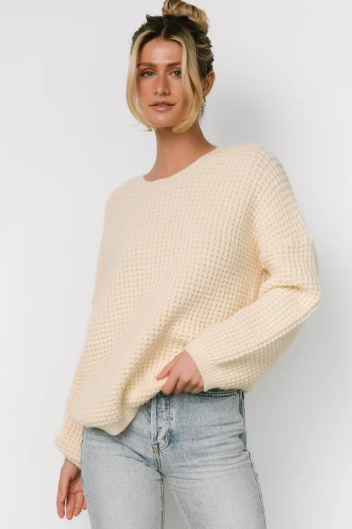 Sutherland Chunky Knit Sweater | Cream