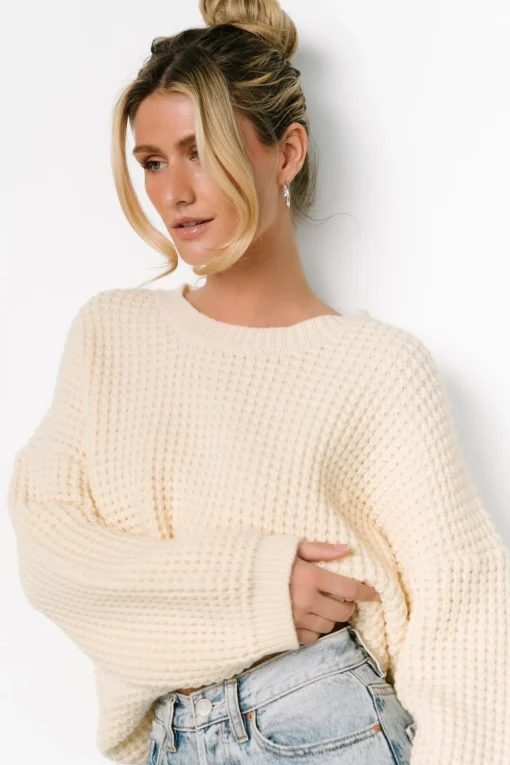 Sutherland Chunky Knit Sweater | Cream