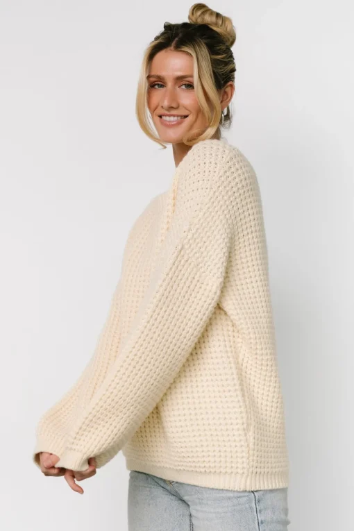 Sutherland Chunky Knit Sweater | Cream
