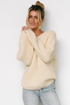 Sutherland Chunky Knit Sweater | Cream