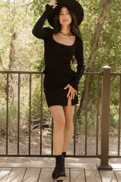 Tayla Knit Top | Black