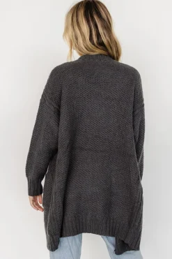 Theodora Knit Cardigan | Charcoal