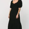 Therese Textured Dress | Black
