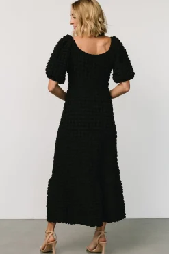 Therese Textured Dress | Black