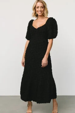 Therese Textured Dress | Black
