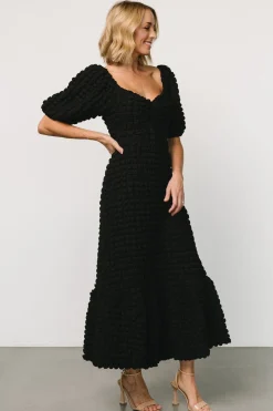 Therese Textured Dress | Black