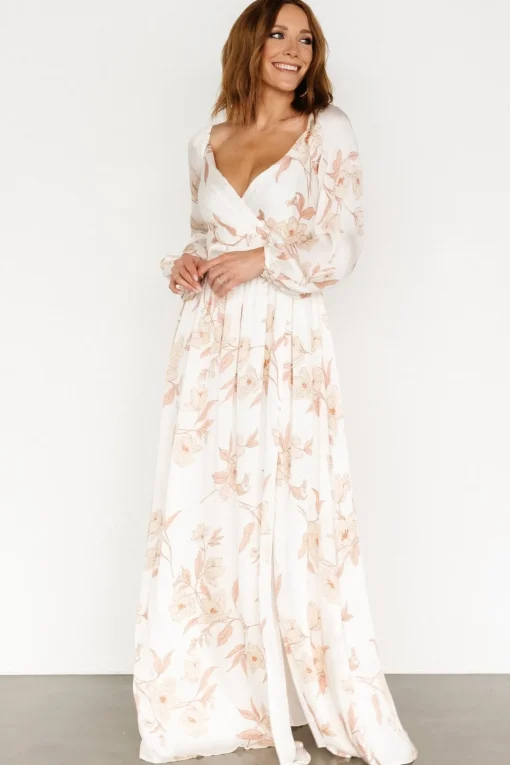 Tristan Maxi Dress | White Floral