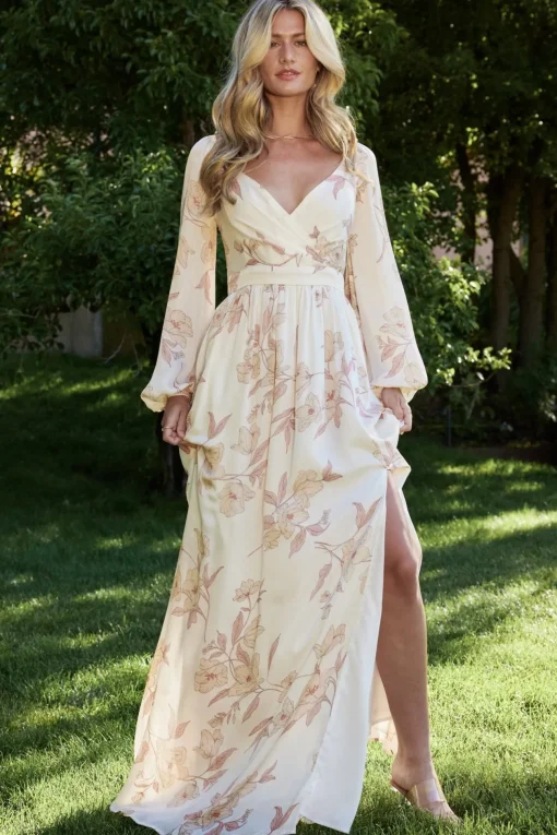 Tristan Maxi Dress | White Floral