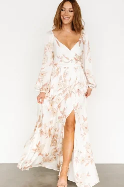Tristan Maxi Dress | White Floral