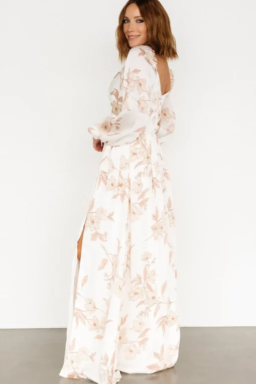 Tristan Maxi Dress | White Floral